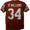 Ricky Williams Autographed/Signed Texas Longhorns Orange XL Jersey JSA 16987