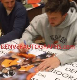 Trevor Siemian Autographed/Signed Denver Broncos 16x20 Photo JSA 16998 PF