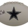 Dak Prescott Autographed/Signed Dallas Cowboys White Logo Football JSA 17000