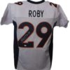 Bradley Roby Autographed/Signed Denver Broncos White XL Jersey JSA 17008