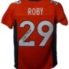 Bradley Roby Autographed/Signed Denver Broncos XL Orange Jersey JSA 17009
