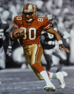 Jerry Rice Unsigned San Francisco 49ers Sephia 16x20 Photo 17607