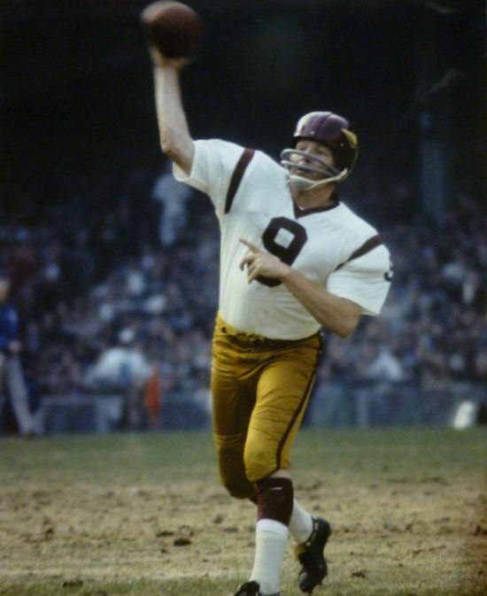 Sonny Jurgensen Unsigned Washington Redskins 16×20 Photo 17616 – Denver  Autographs