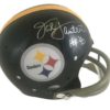 Jack Lambert Autographed/Signed Pittsburgh Steelers TK Helmet HOF JSA 18057