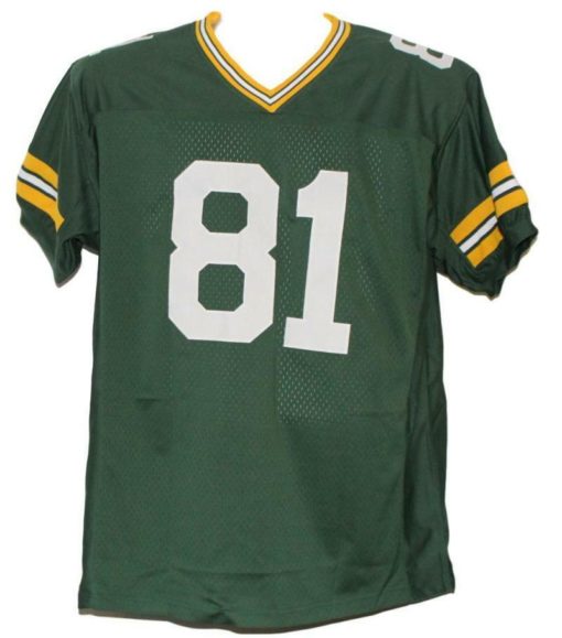 Desmond Howard Autographed/Signed Green Bay Packers XL Green Jersey 18889