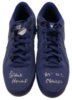 Frank Howard Signed Los Angeles Dodgers Nike Blue Cleats 63 WS Champs 18914