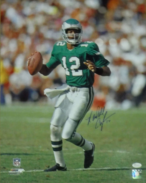 Randall Cunningham Autographed/signed Philadelphia Eagles 16x20 Photo JSA 19006