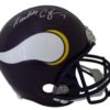 Randall Cunningham Autographed Minnesota Vikings Replica Helmet JSA 19043
