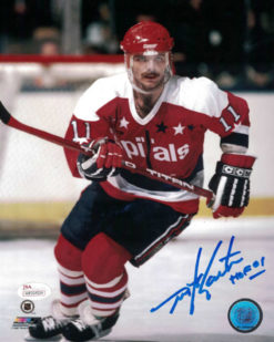 Mike Gartner Autographed/Signed Washington Capitals 8x10 Photo HOF JSA 19064