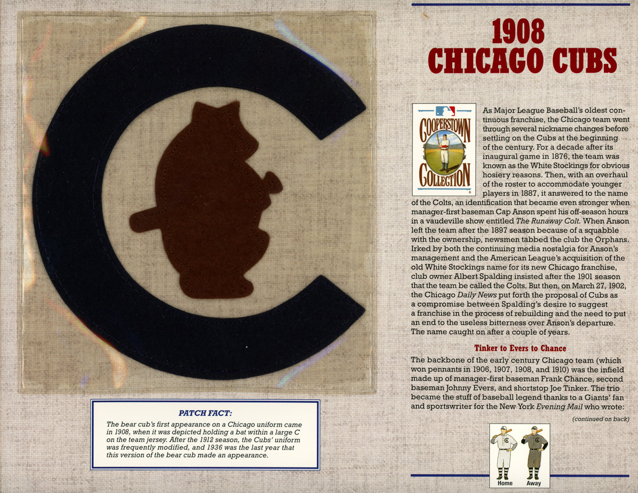 1908 chicago cubs jersey