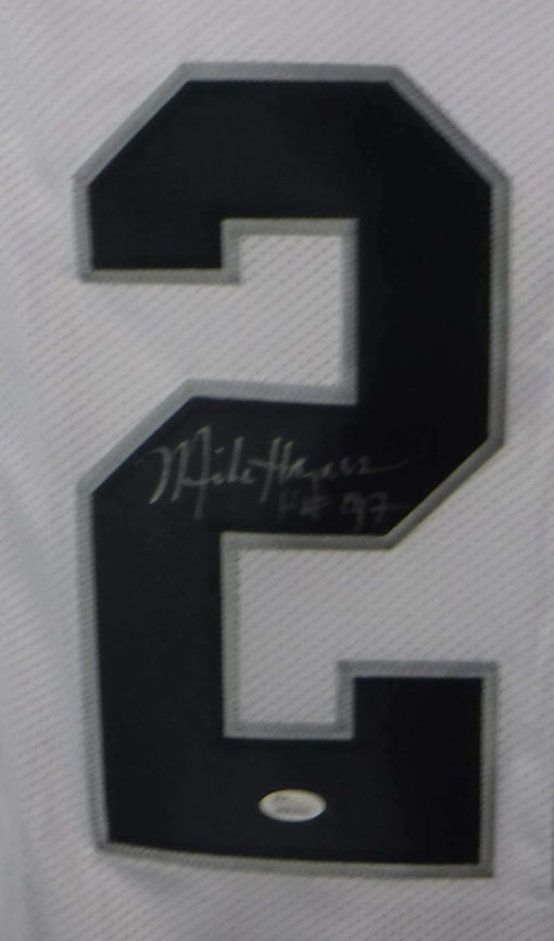 Mike Haynes Autographed/Signed Oakland Raiders XL White Jersey HOF JSA 19224