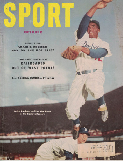 Jackie Robinson October 1952 Sport Magazine Vintage 26675