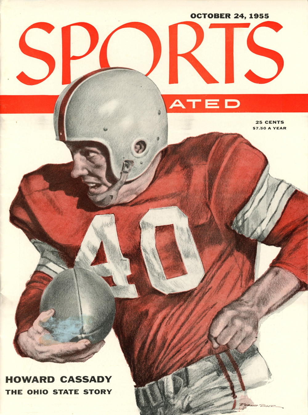 1955 Sports Illustrated Magazine Hopalong Cassady Cover