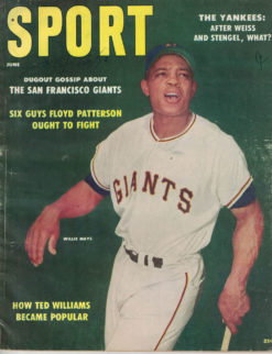 Willie Mays June 1958 Sport Magazine Vintage 26676