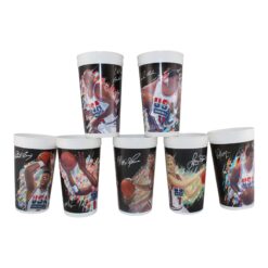 1992 Dream Team McDonalds Collector Cups - 7 Cup Set Magic Bird 51174