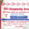 1973 NL Championship Series Game 2 Ticket New York Mets vs Cincinnati Reds 26844