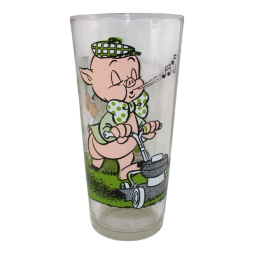 1976 Warner Bros Looney Tunes Pepsi Glass Petunia Pig & Porky Pig 51171