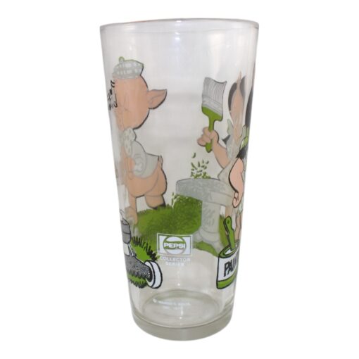 1976 Warner Bros Looney Tunes Pepsi Glass Petunia Pig & Porky Pig 51171