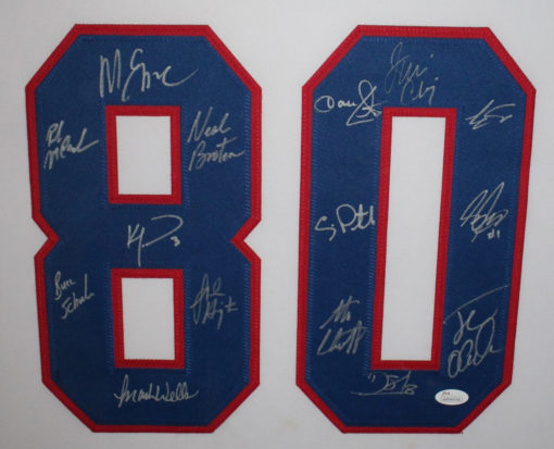 1980 USA Hockey Miracle Autographed Framed White XL Jersey 15 Sig JSA 24493