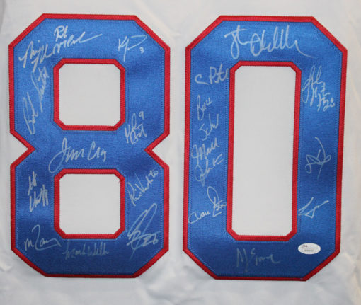 1980 USA Hockey Team Autographed/Signed White XL Jersey 20 Sigs JSA 25632