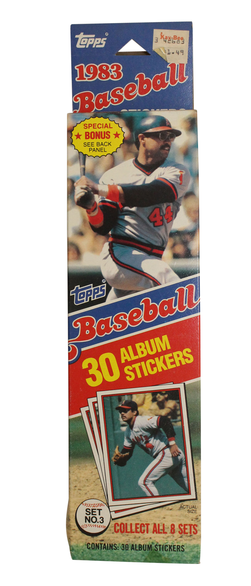 1983 MLB Album Stickers Set #3 30 Stickers