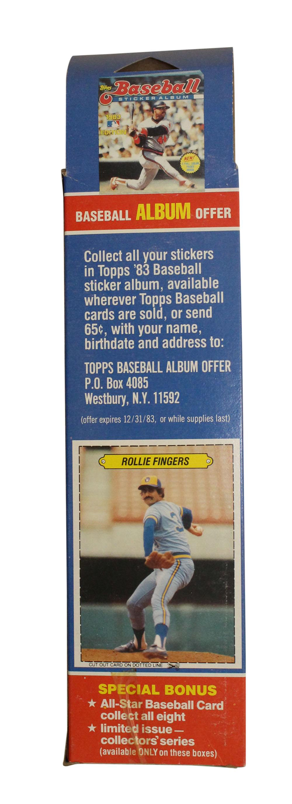 1983 MLB Album Stickers Set #6 30 Stickers