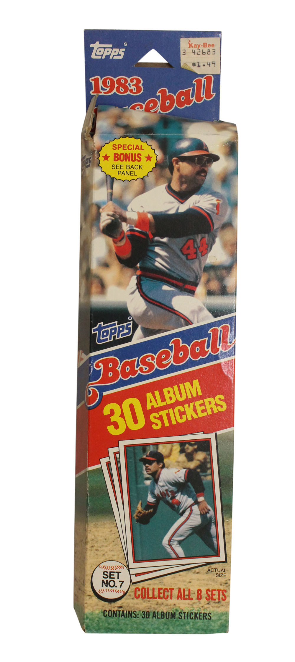 1983 MLB Album Stickers Set #7 30 Stickers