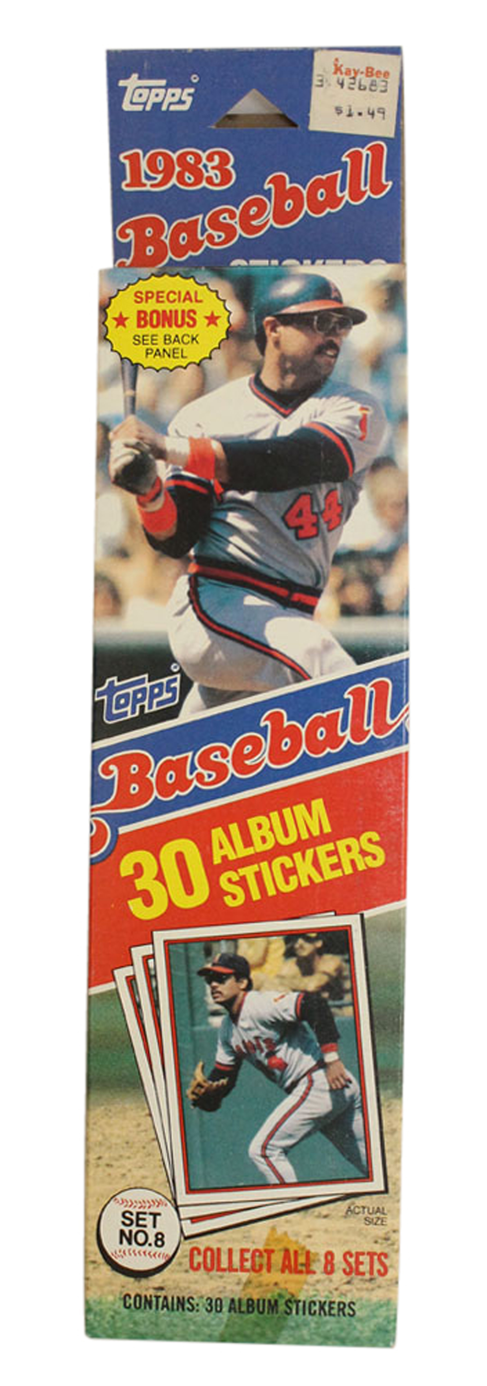 1983 MLB Album Stickers Set #8 30 Stickers