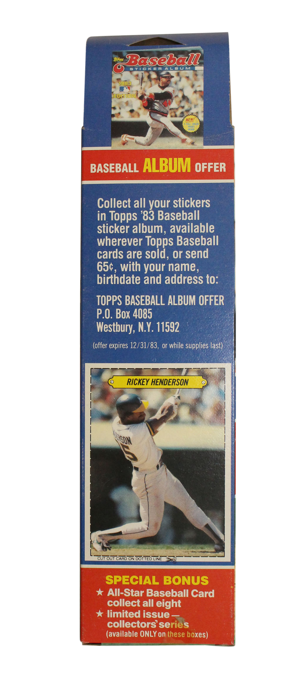 1983 MLB Album Stickers Set #8 30 Stickers