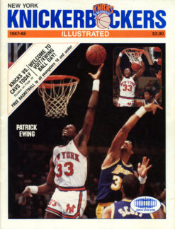 1987-88 Knickerbockers Illustrated Magazine Patrick Ewing Cover