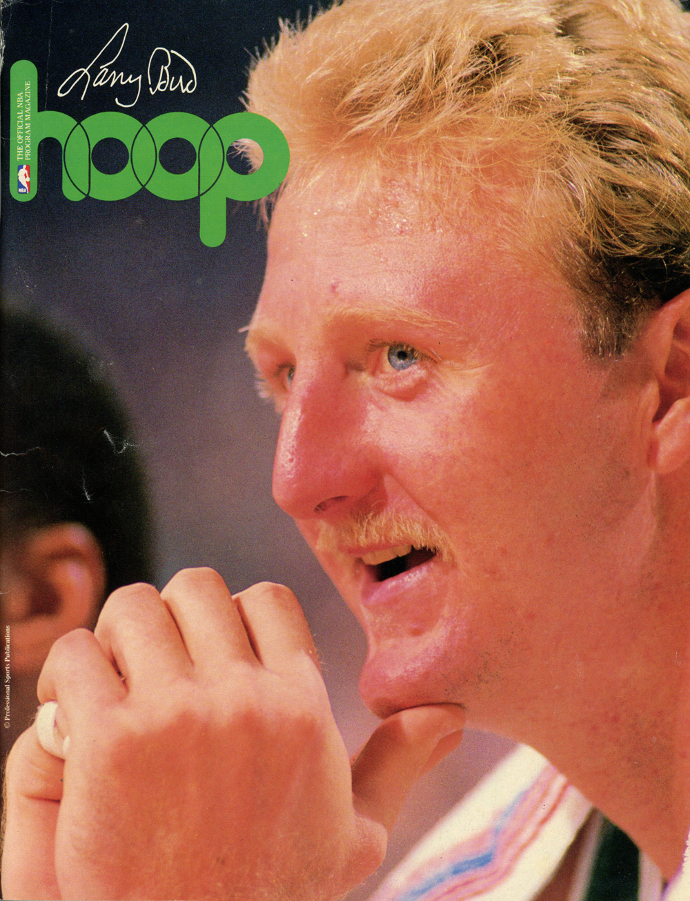 1989 Hoop Magazine Boston Celtics Larry Bird Cover