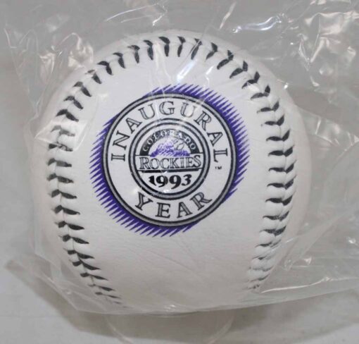 1993 Colorado Rockies Inaugural Year Commemorative Baseball 51180