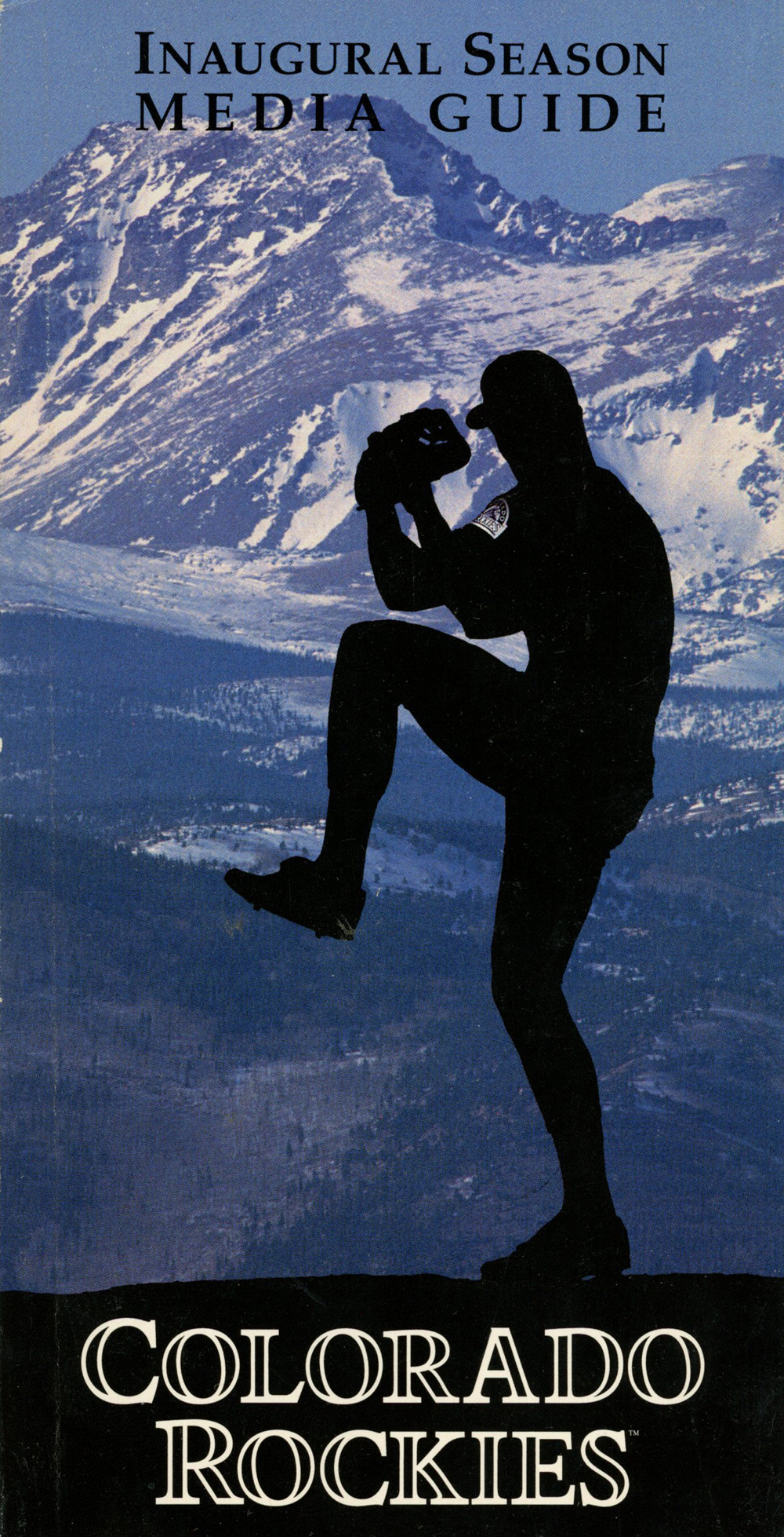 1993 Colorado Rockies Inagural Season Unsigned Official Media Guide