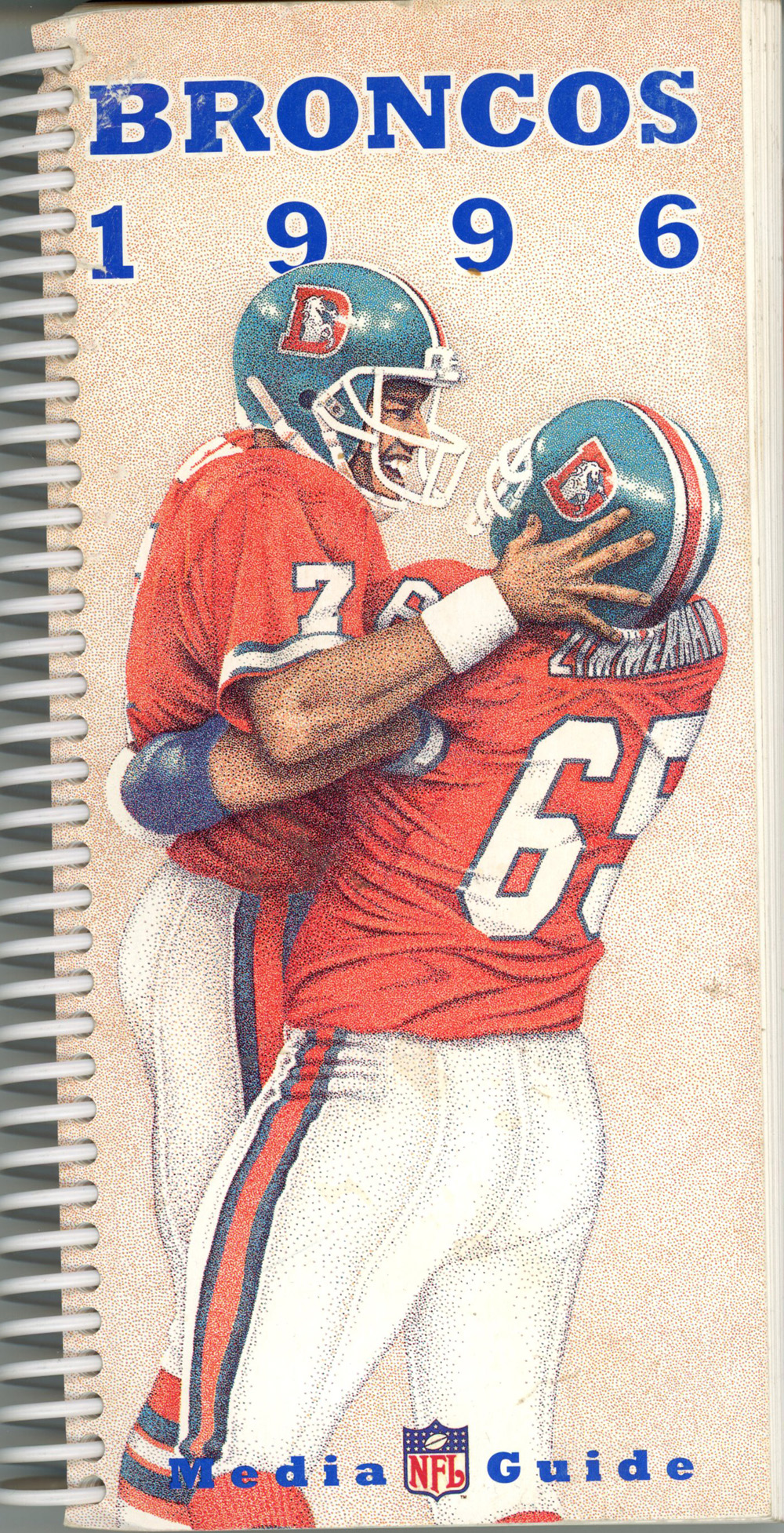 Denver Broncos Official 1996 Media Guide John Elway Gary Zimmerman