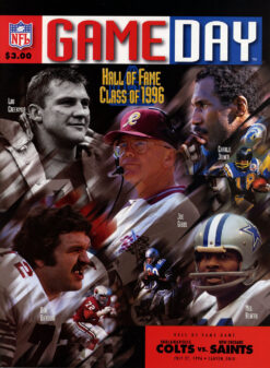1996 Gameday Hall of Fame Game Program Colts vs Saints