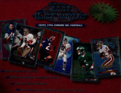 1996 Topps Chrome Football Promo 8x10 Sheet Rice Elway Young Sanders
