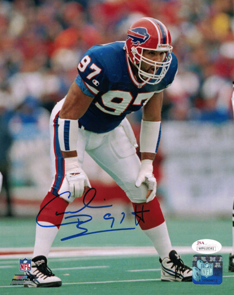 Cornelius Bennett Autographed/Signed Buffalo Bills 8x10 Photo JSA 19975