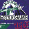 1998 MLB All Star Game Ticket At Coors Field 20395