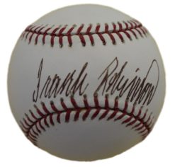 Frank Robinson Autographed Baltimore Orioles OML Baseball BAS 20002