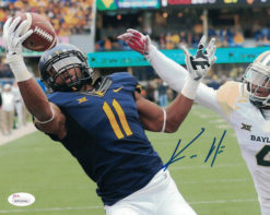 Kevin White Autographed West Virginia Mountaineers 8x10 Photo JSA 20057