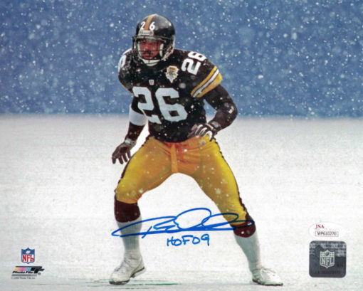 Rod Woodson Autographed/Signed Pittsburgh Steelers 8x10 Photo HOF JSA 20061 PF