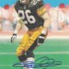 Rod Woodson Autographed Pittsburgh Steelers Goal Line Art Card Blue HOF 20063