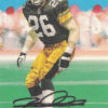 Rod Woodson Autographed Pittsburgh Steelers Goal Line Art Card Black HOF 20064