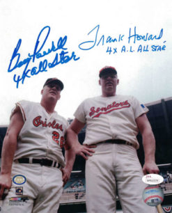 Frank Howard & Boog Powell Autographed 8x10 Photo 4x All Star JSA 20077 PF