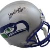 Steve Largent Autographed Seattle Seahawks Replica Helmet HOF JSA 20089