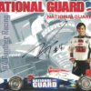 Dan Wheldon Autographed Panther Racing 8x10 Photo National Guard JSA 20101