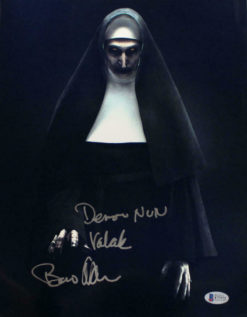 Bonnie Aarons Autographed/Signed The Nun 11x14 Photo Demon Nun Valak BAS 20107