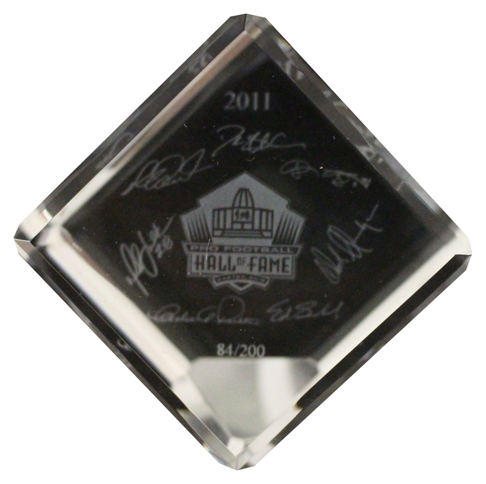 2011 NFL Hall Of Fame Class Waterford Crystal Engraved Center Piece 32004