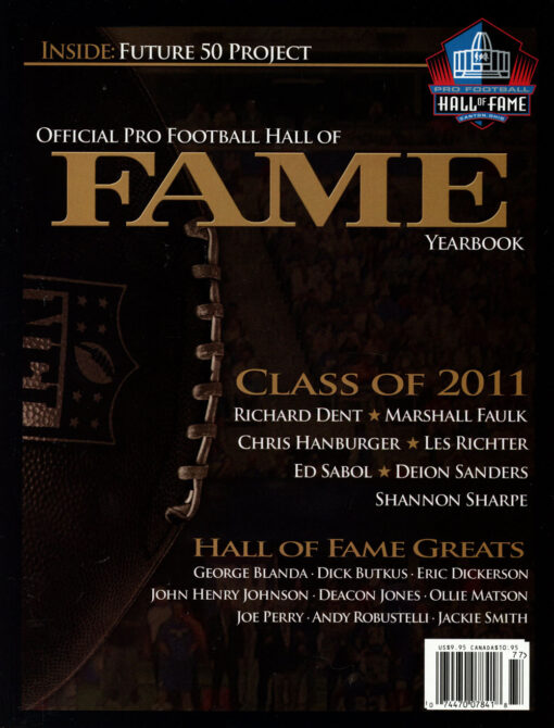 2011-2012 Official Pro Football Hall of Fame Yearbook