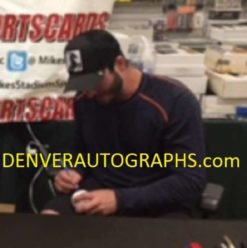 Chad Bettis Autographed/Signed Colorado Rockies OML Baseball JSA 20133